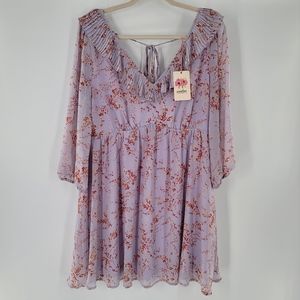 Entro D13796 Dress Sz L ** AS-IS**